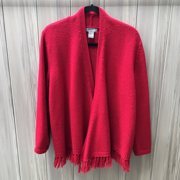 Designers Originals Sweaters - Flyaway Cardigan with Fringe | Designers Originals